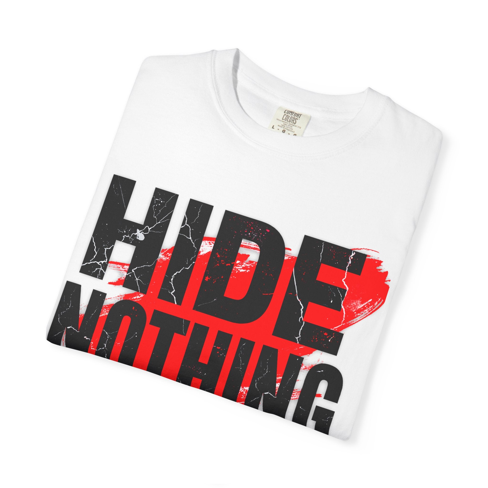 HIDE NOTHING – Dark RAW Hoodie | Outframe