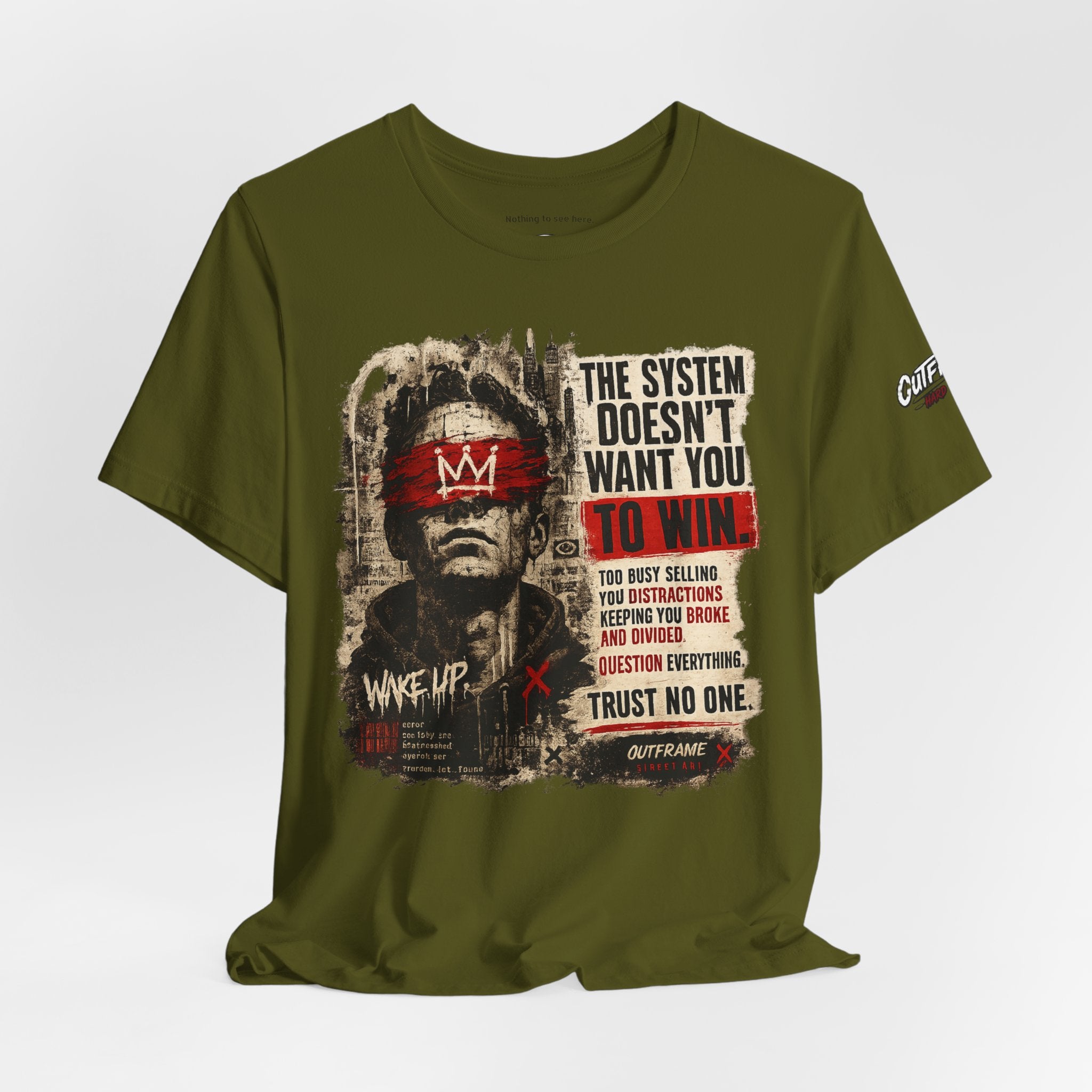 The System Doesn't Want You To Win – Hard Truths Premium Graphic T-Shirt