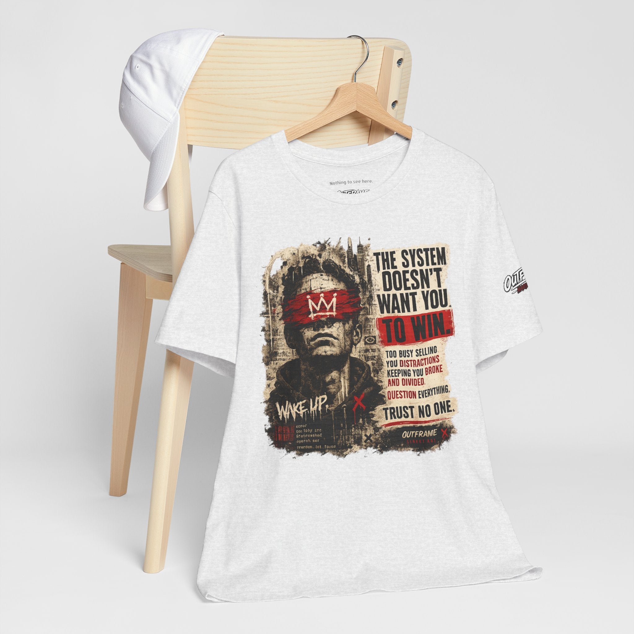 The System Doesn't Want You To Win – Hard Truths Premium Graphic T-Shirt