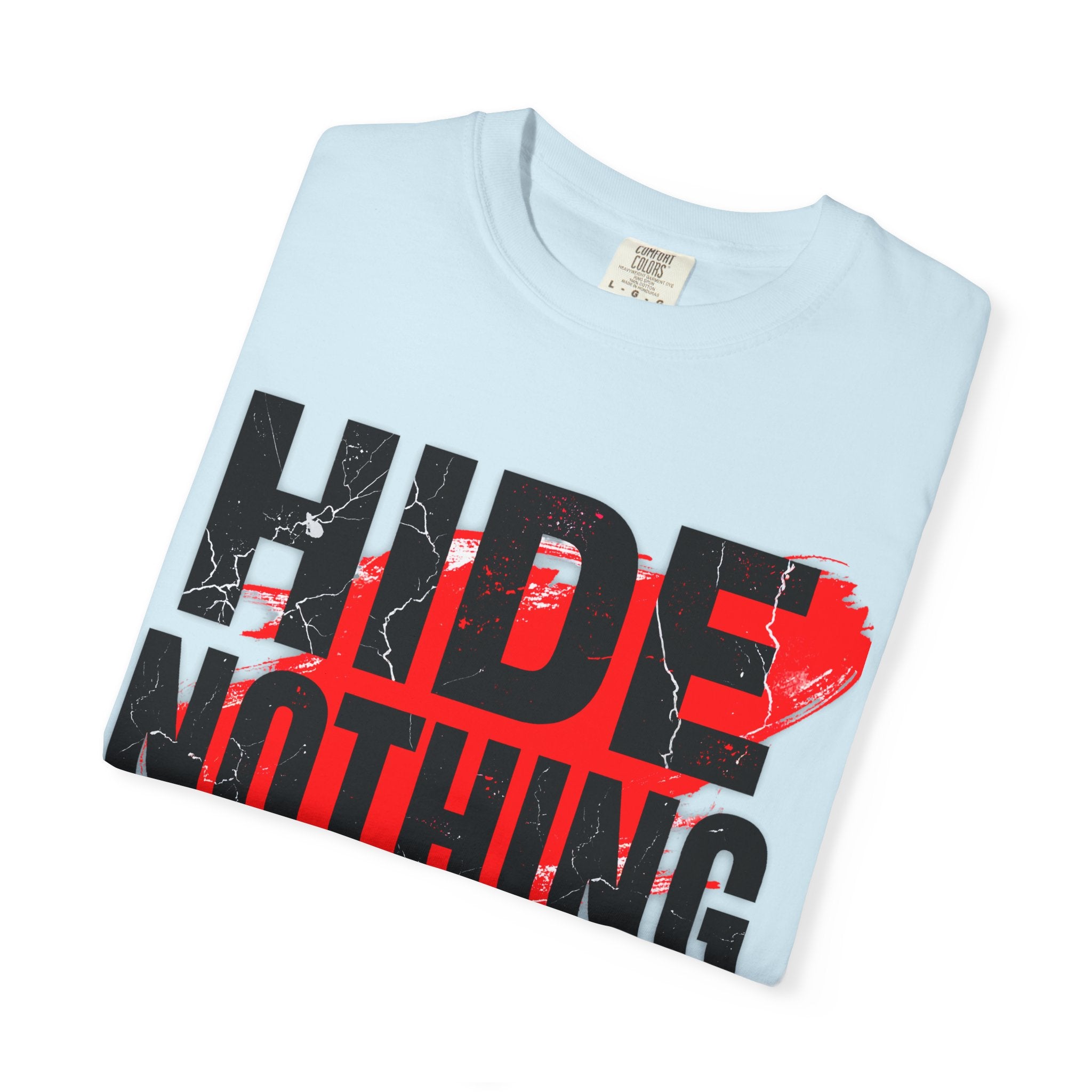 HIDE NOTHING – Dark RAW Hoodie | Outframe