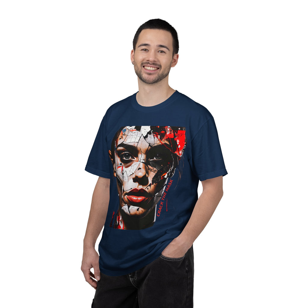 CRACK THE MASK – Dark Statement Graphic Tee