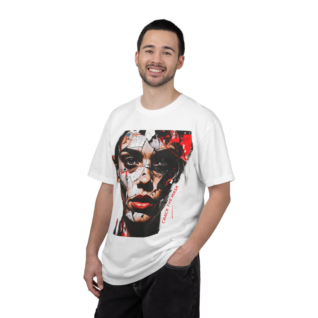 CRACK THE MASK – Dark Statement Graphic Tee