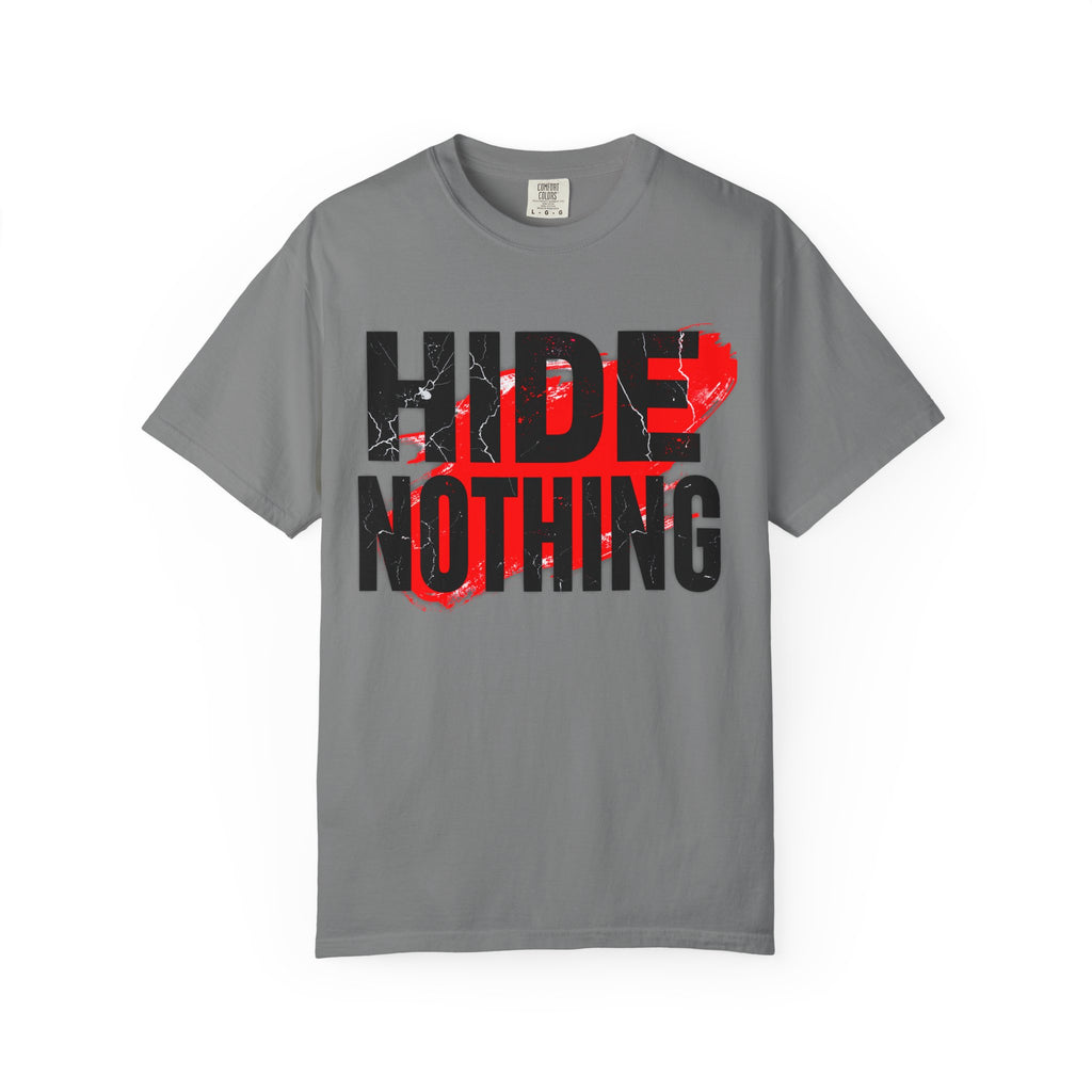 HIDE NOTHING – Dark RAW Hoodie | Outframe