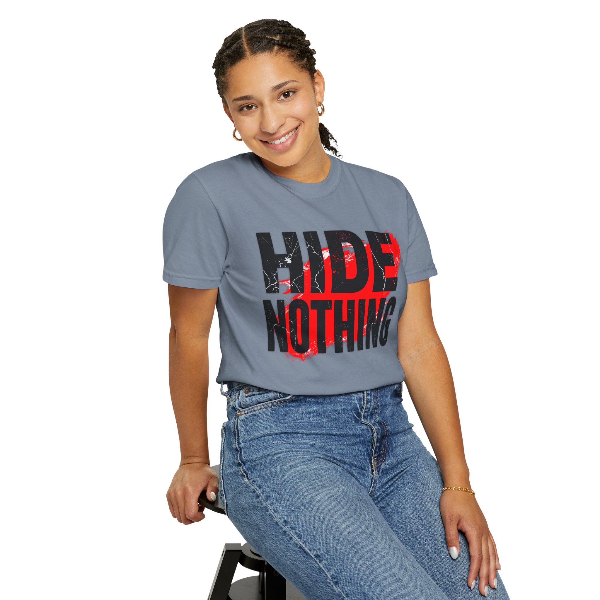 HIDE NOTHING – Dark RAW Hoodie | Outframe