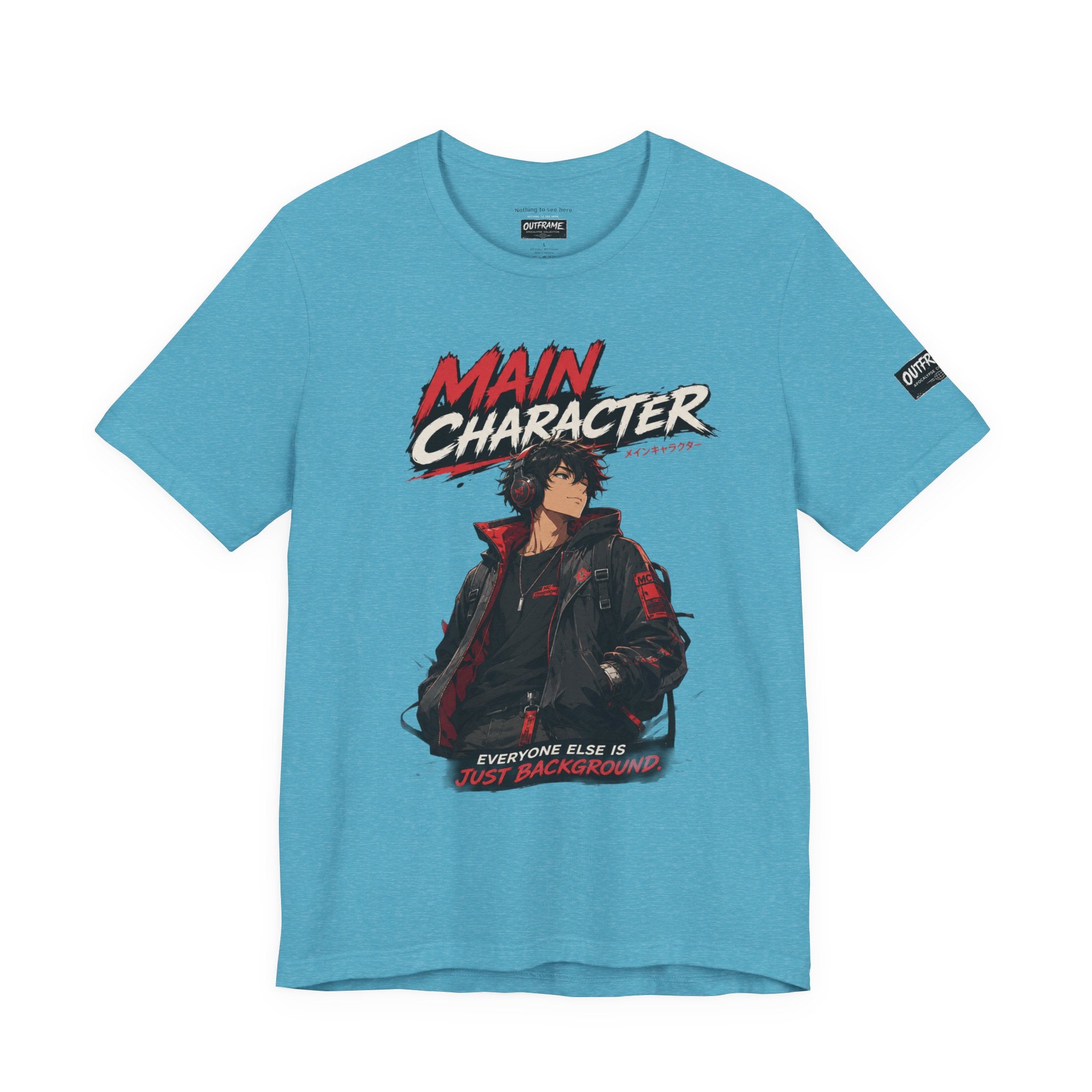 Main Character Graphic Tee — "Your Story Starts Here" Anime Streetwear