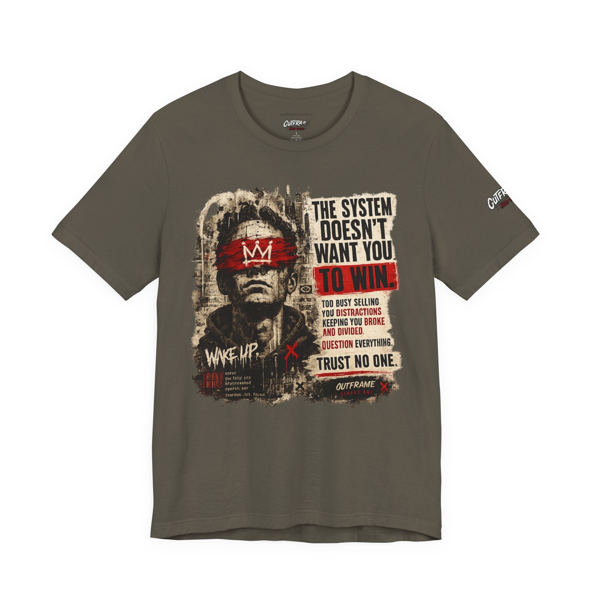 The System Doesn't Want You To Win – Hard Truths Premium Graphic T-Shirt