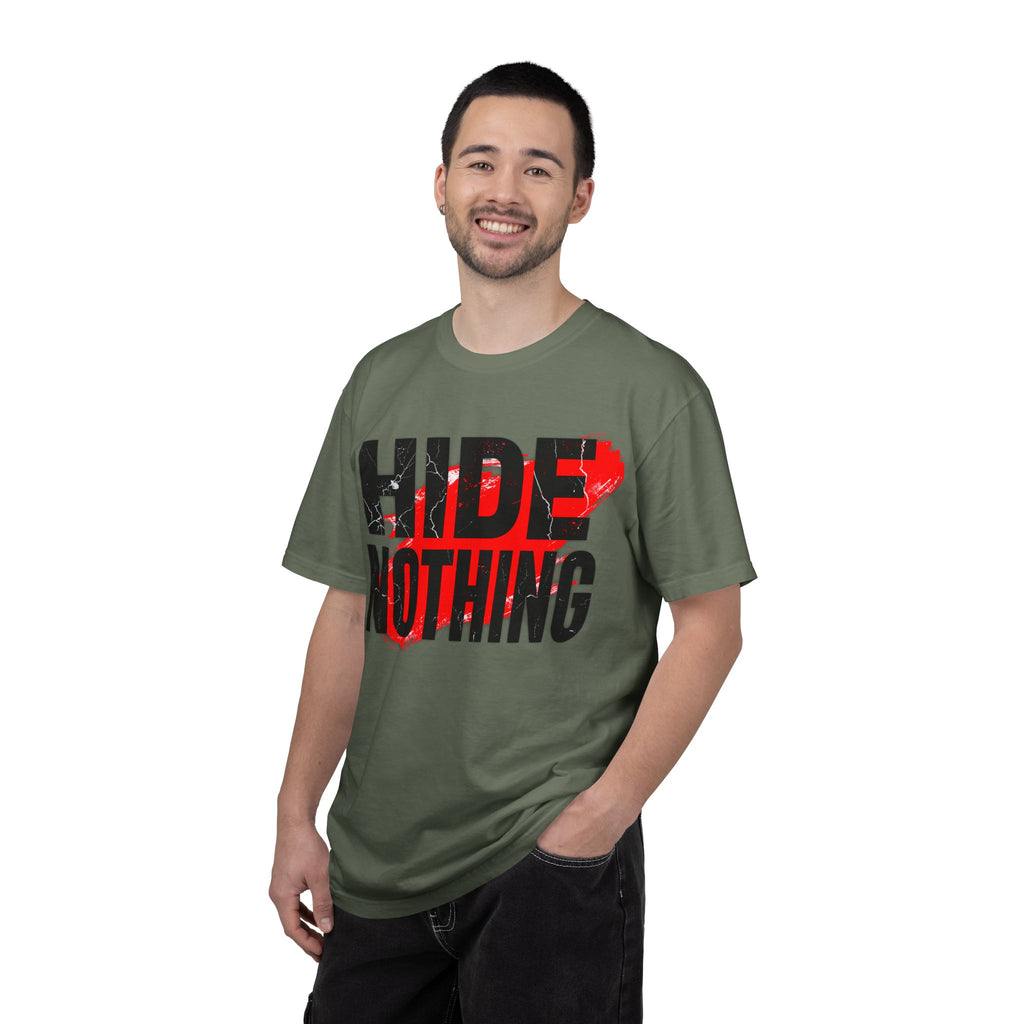 HIDE NOTHING – Dark RAW Hoodie | Outframe