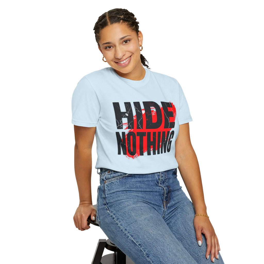 HIDE NOTHING – Dark RAW Hoodie | Outframe