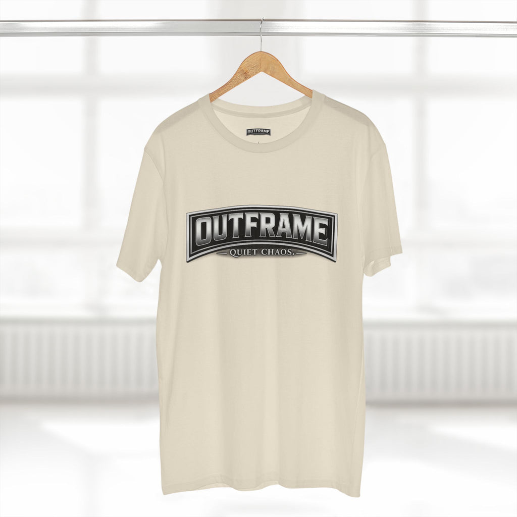 OUTFRAME® Quiet Chaos. | Premium Minimalist Statement T-Shirt | Essentials Collection