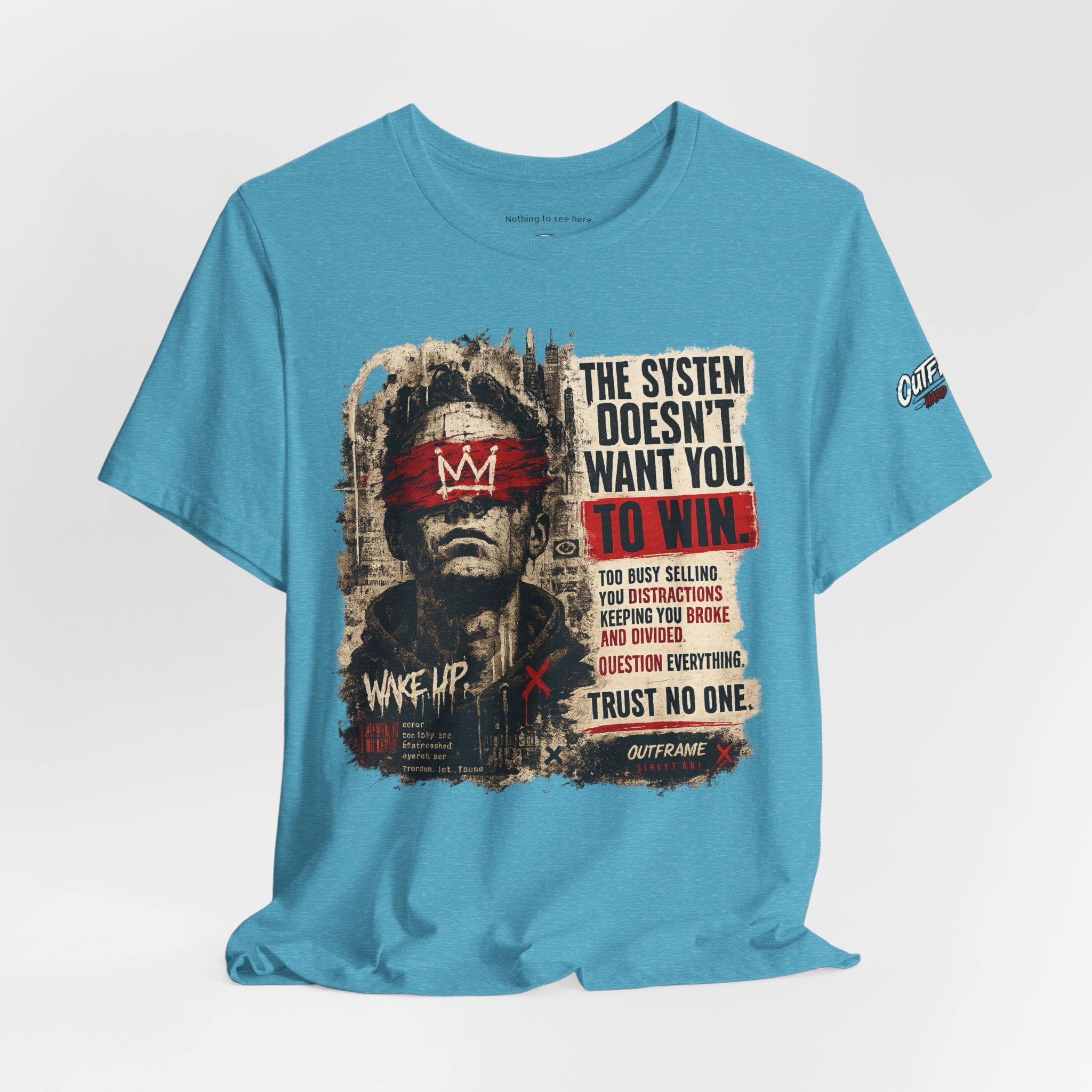 The System Doesn't Want You To Win – Hard Truths Premium Graphic T-Shirt