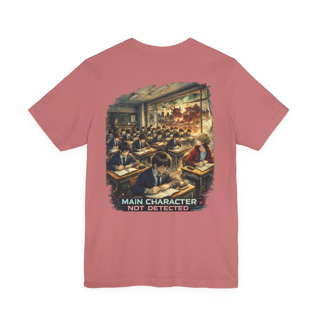 NPC MODE – Main Character Not Detected | Retro Anime Apocalypse T-Shirt