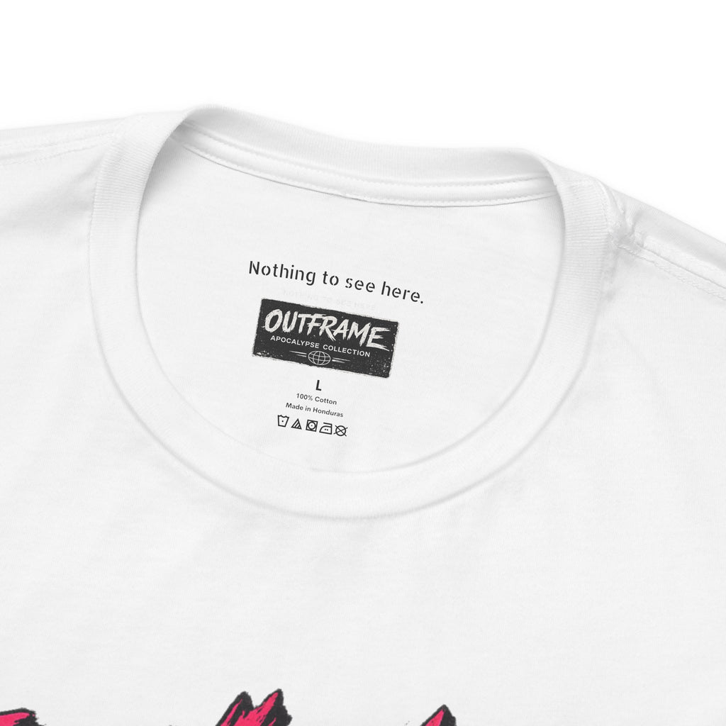 OUTFRAME™ FLEX NOW. CRY LATER. | Retro Apocalypse Graphic T-Shirt | Vintage