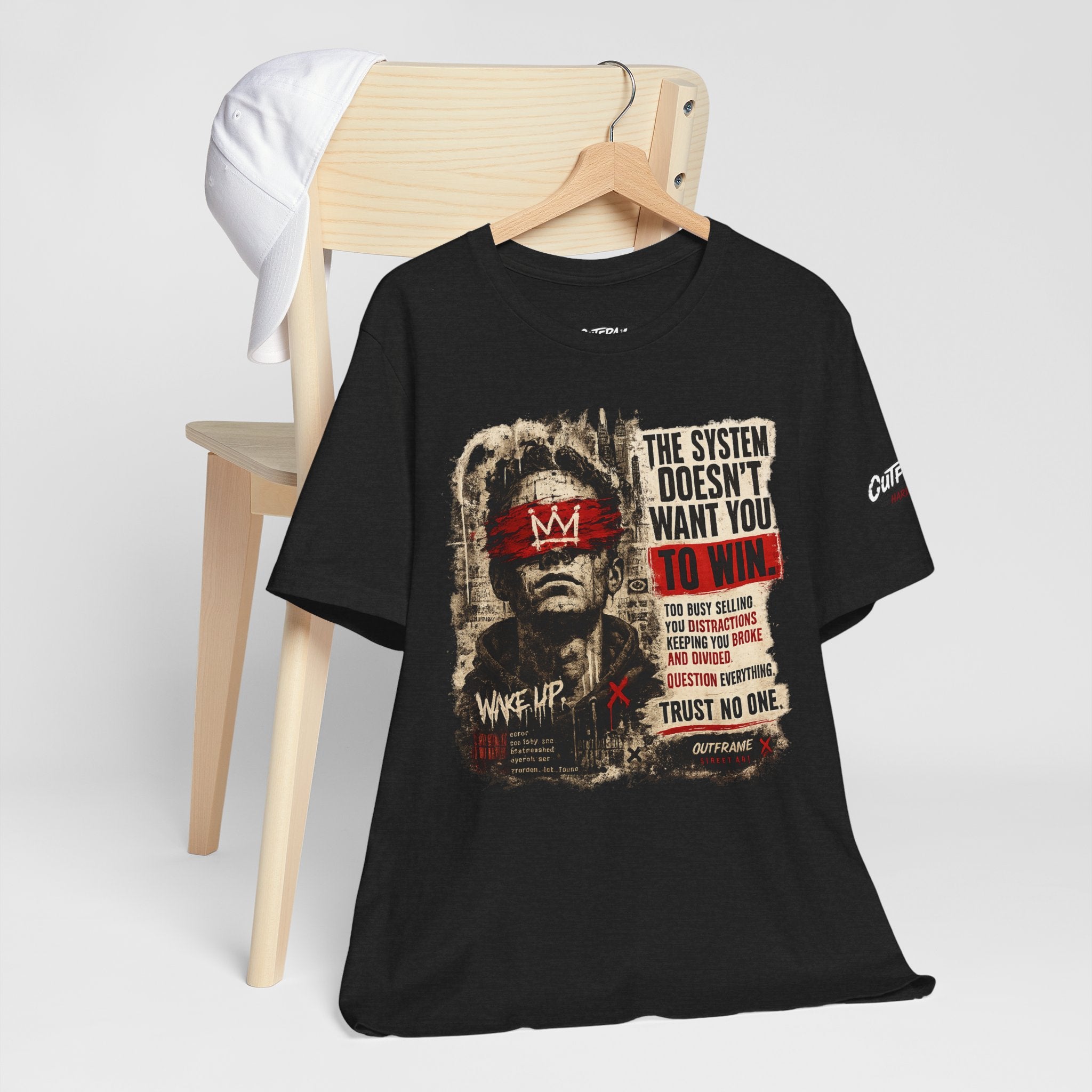 The System Doesn't Want You To Win – Hard Truths Premium Graphic T-Shirt