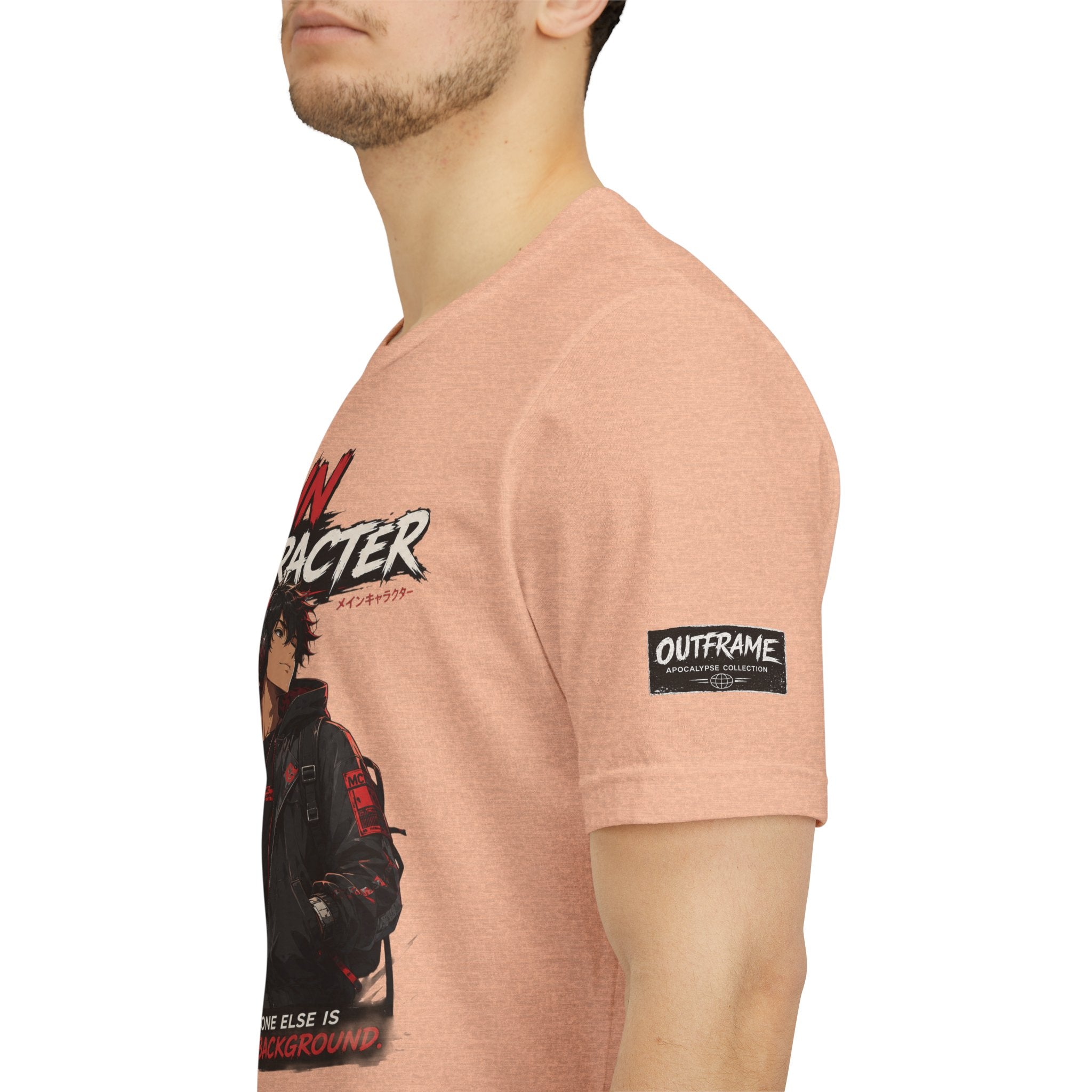 Main Character Graphic Tee — "Your Story Starts Here" Anime Streetwear