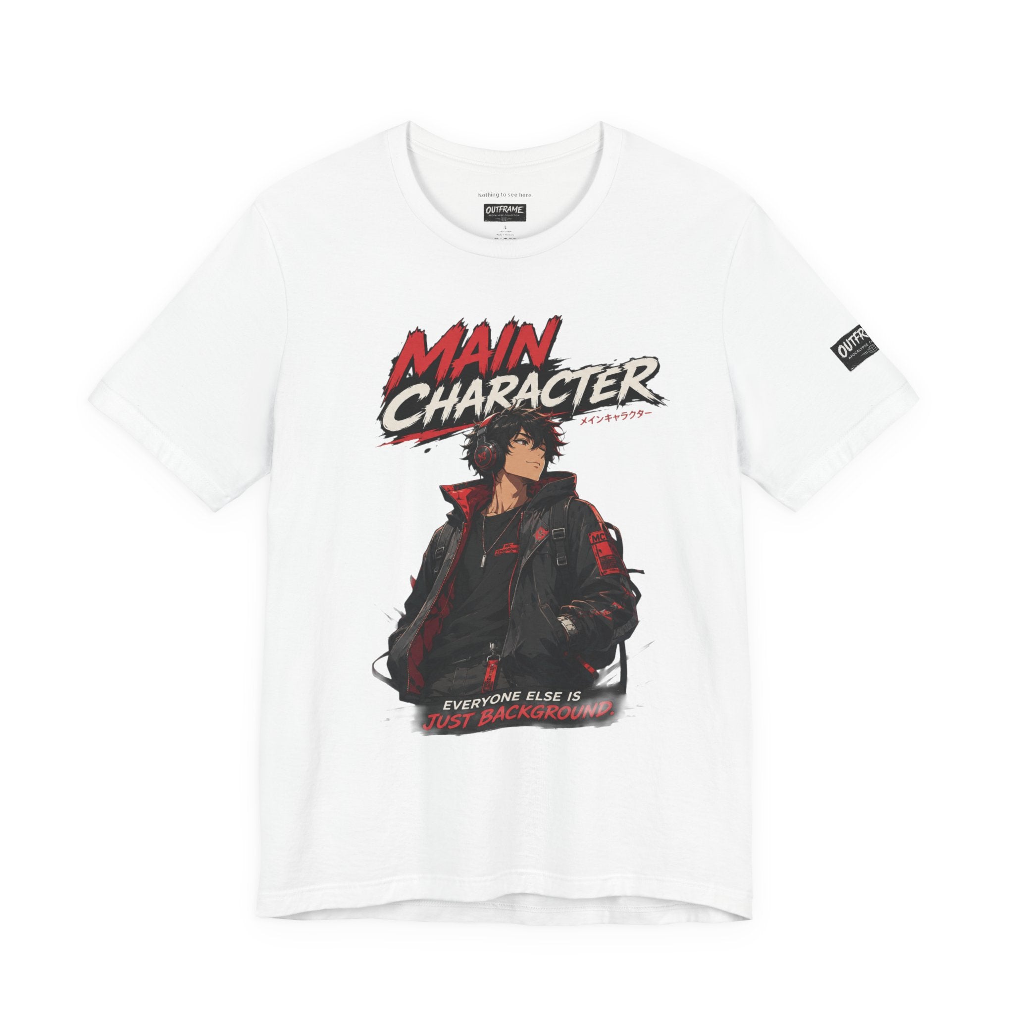 Main Character Graphic Tee — "Your Story Starts Here" Anime Streetwear