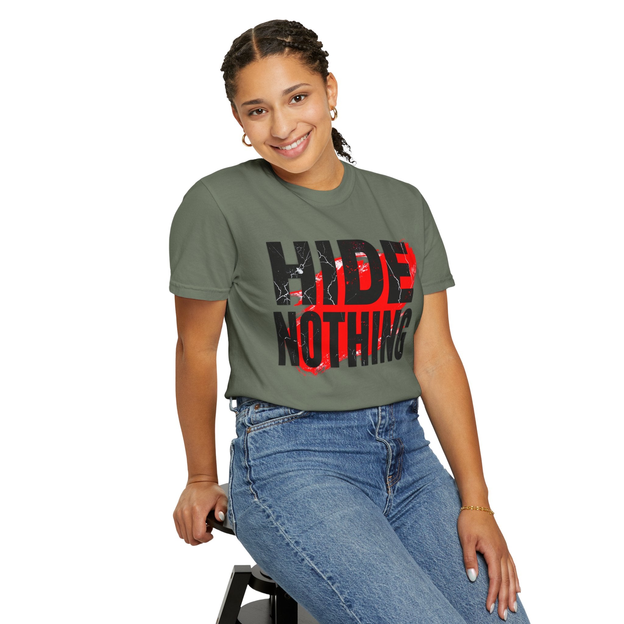 HIDE NOTHING – Dark RAW Hoodie | Outframe