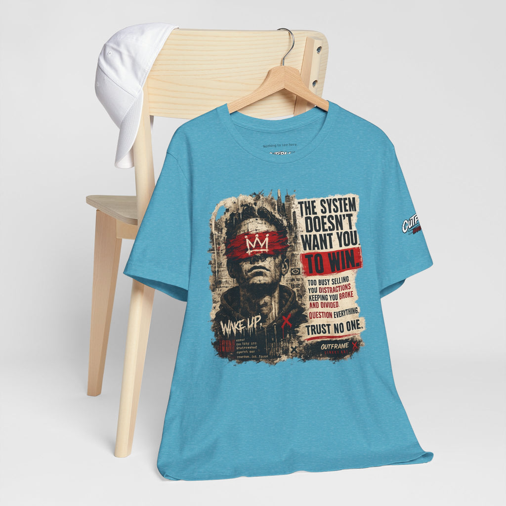 The System Doesn't Want You To Win – Hard Truths Premium Graphic T-Shirt