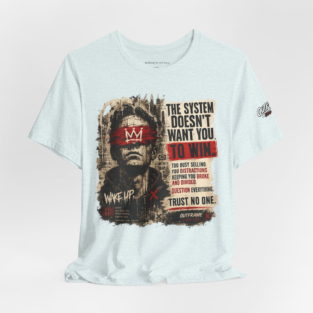 The System Doesn't Want You To Win – Hard Truths Premium Graphic T-Shirt