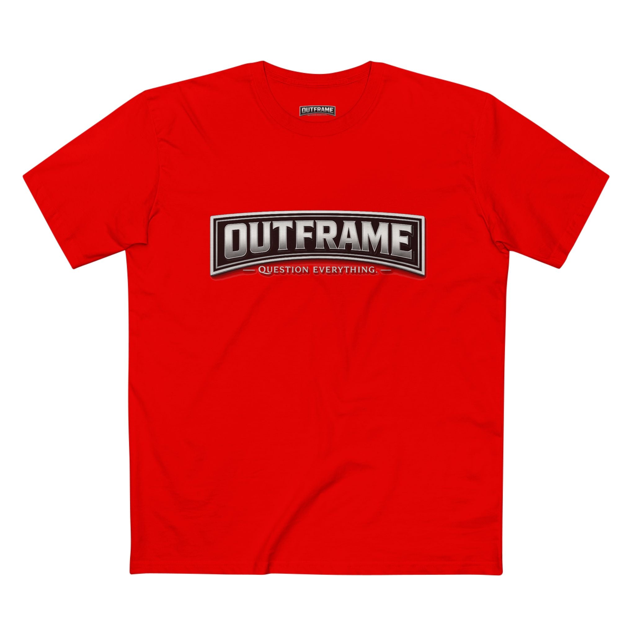 OUTFRAME® Question Everything. | Premium Minimalist Statement T-Shirt | Essentials Collection