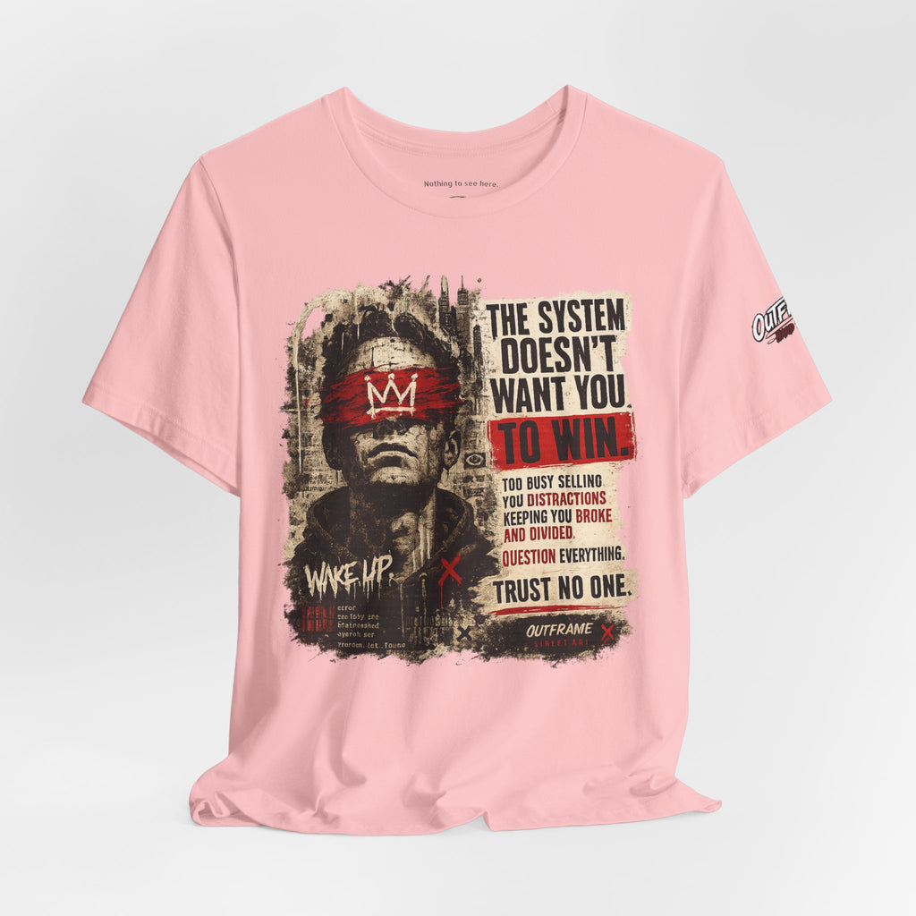 The System Doesn't Want You To Win – Hard Truths Premium Graphic T-Shirt