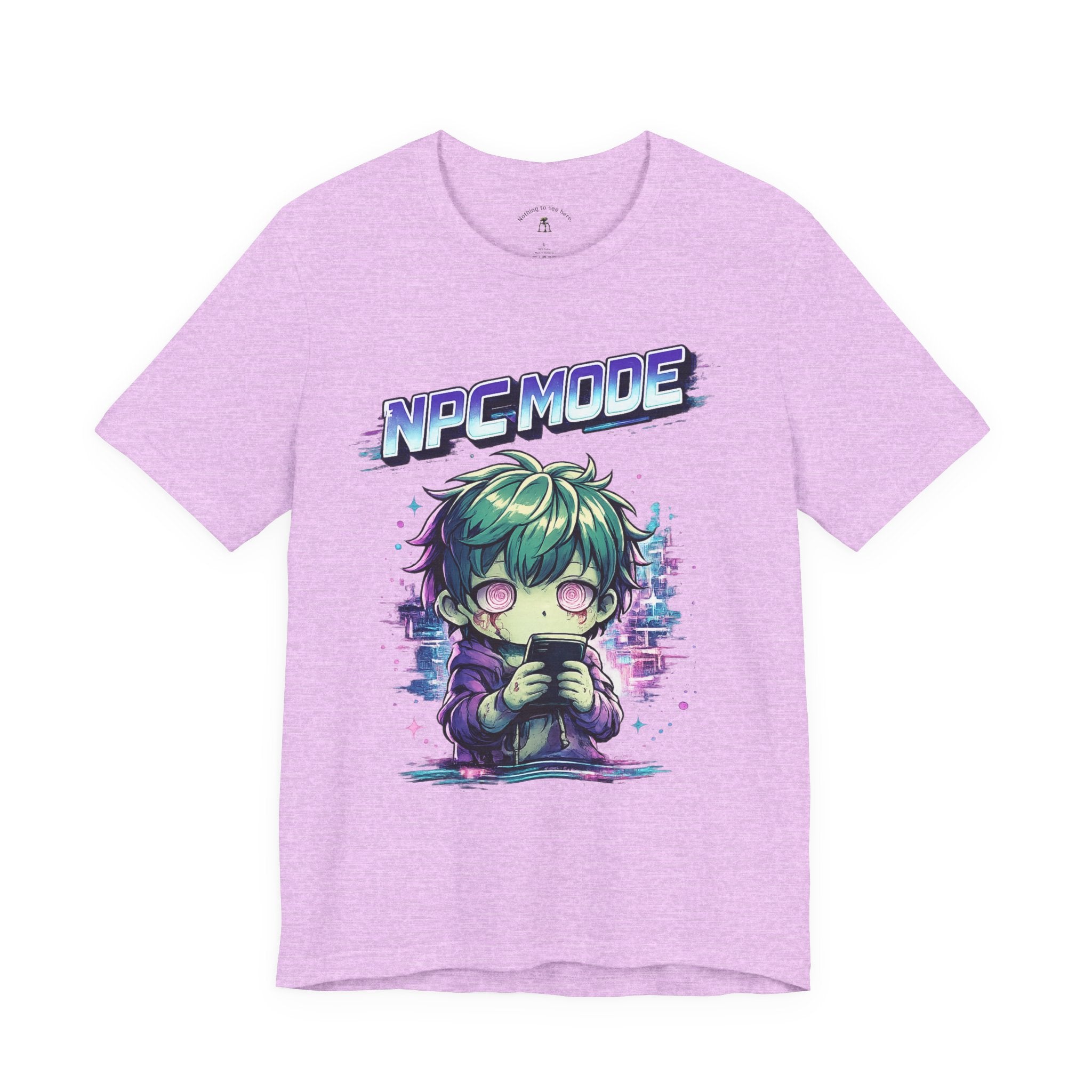 NPC MODE – Main Character Not Detected | Retro Anime Apocalypse T-Shirt