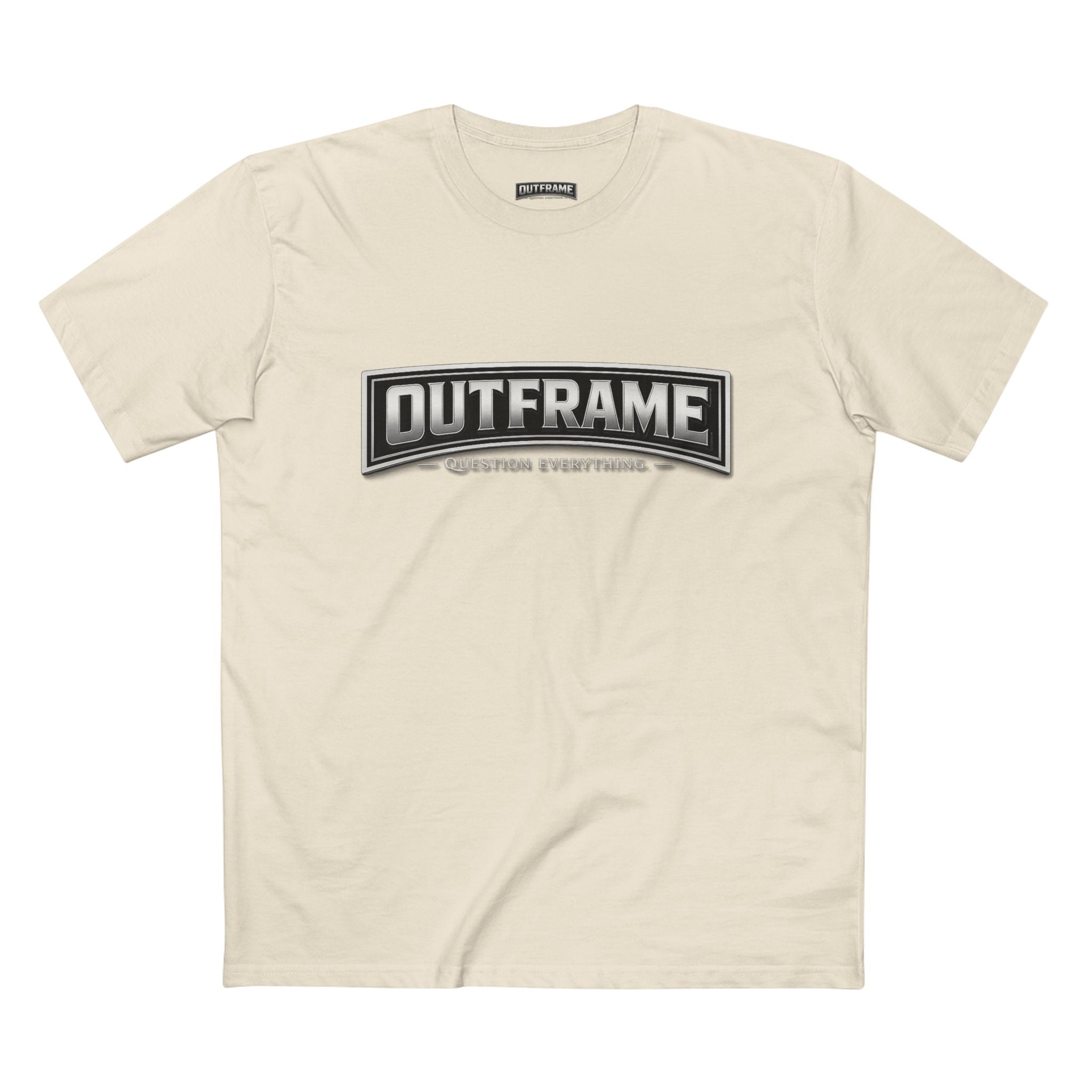 OUTFRAME® Question Everything. | Premium Minimalist Statement T-Shirt | Essentials Collection