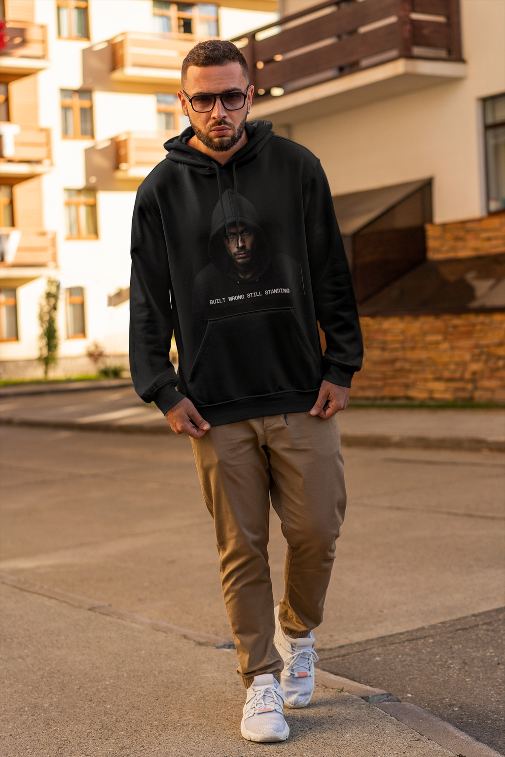 Built Wrong. Still Standing. – RAW Hoodie