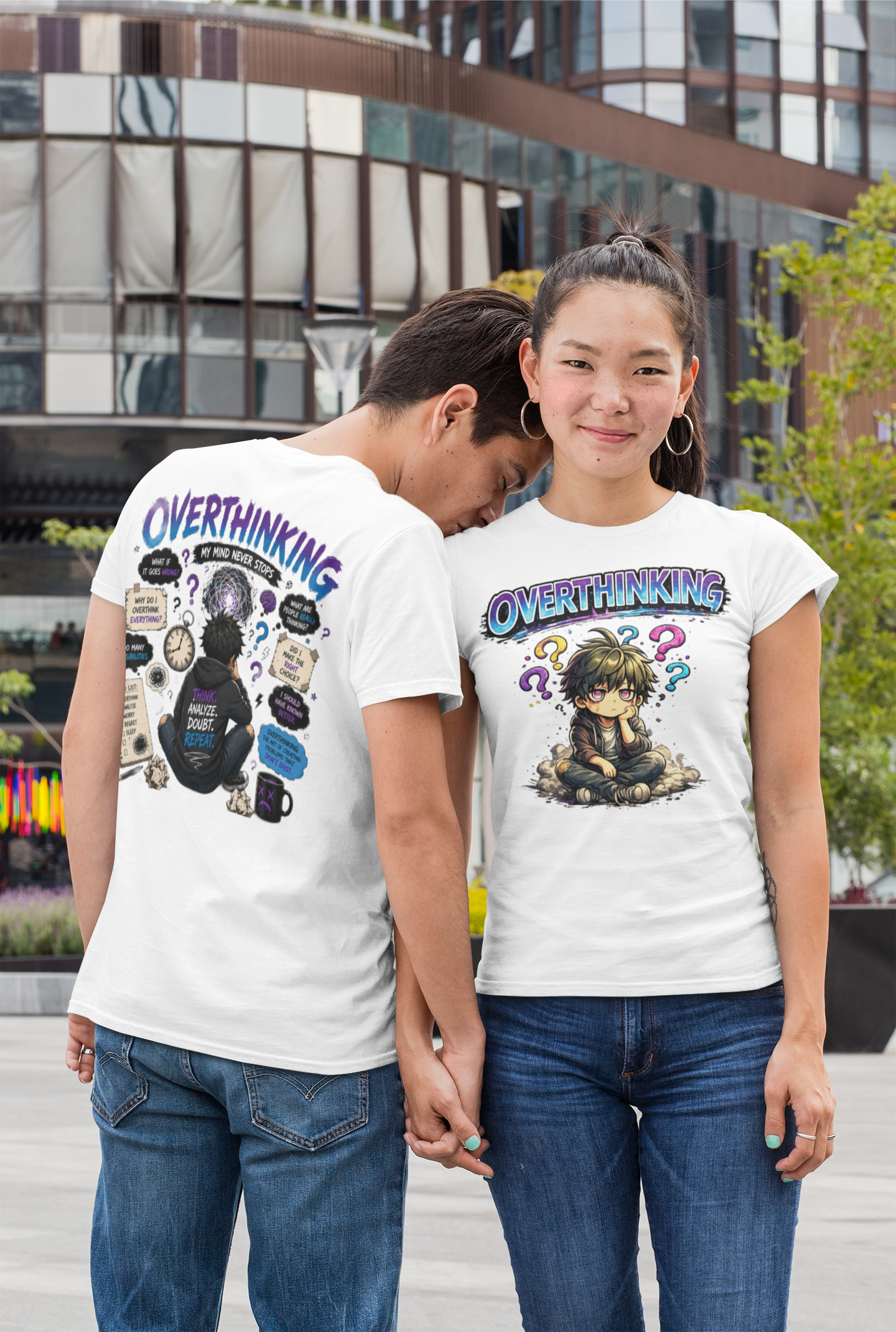 Overthinking – Still Deciding... | Retro Anime Apocalypse T-Shirt