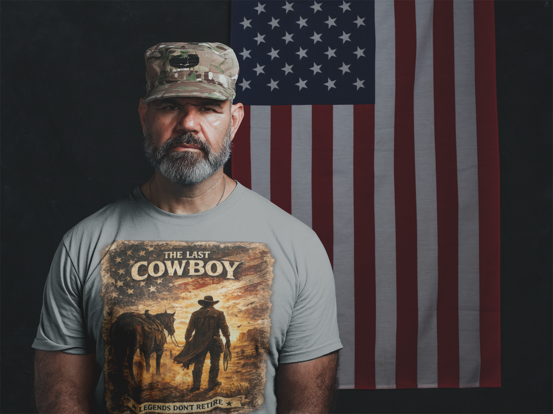 The Last Cowboy – Vintage Western Graphic T-Shirt | American Collection