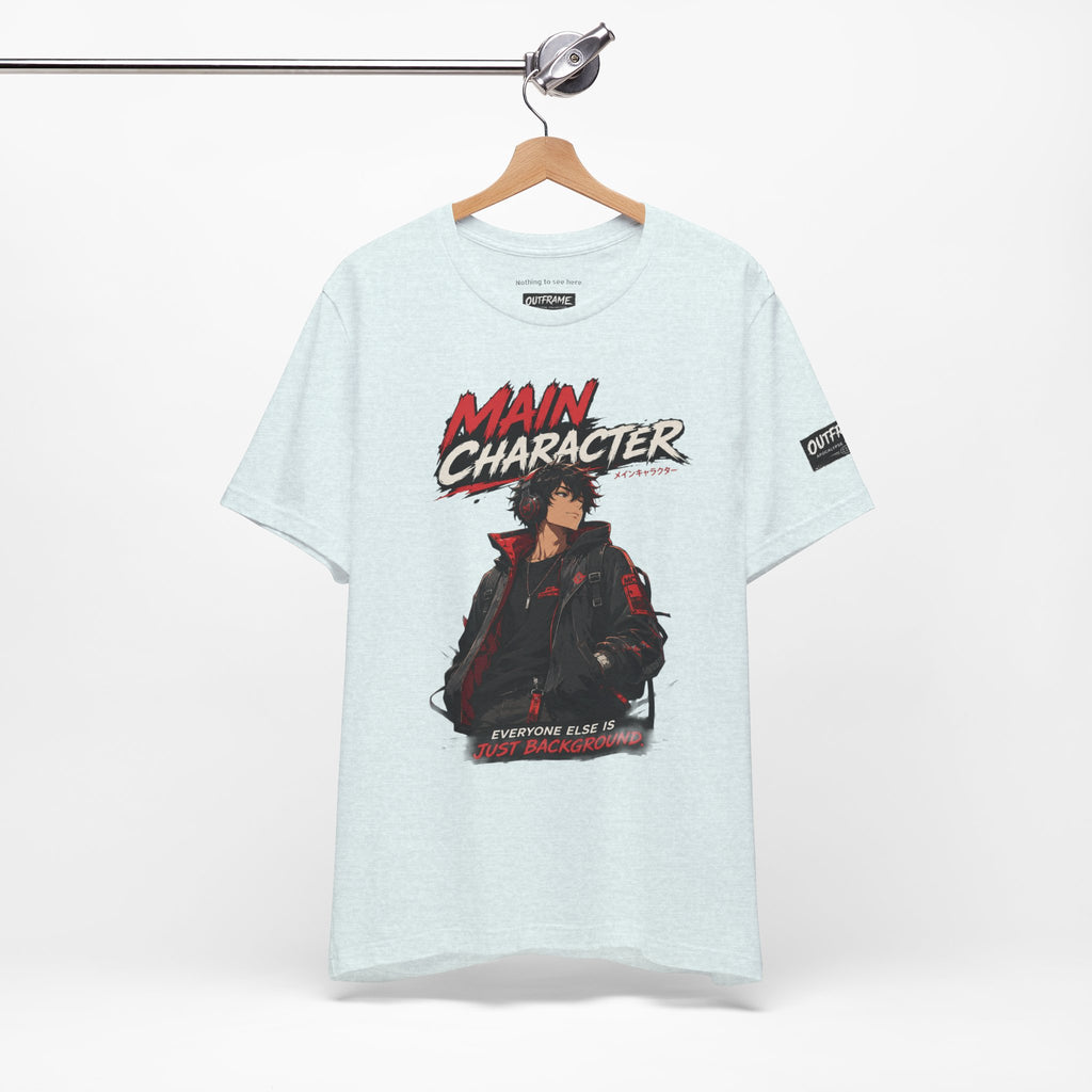 Main Character Graphic Tee — "Your Story Starts Here" Anime Streetwear