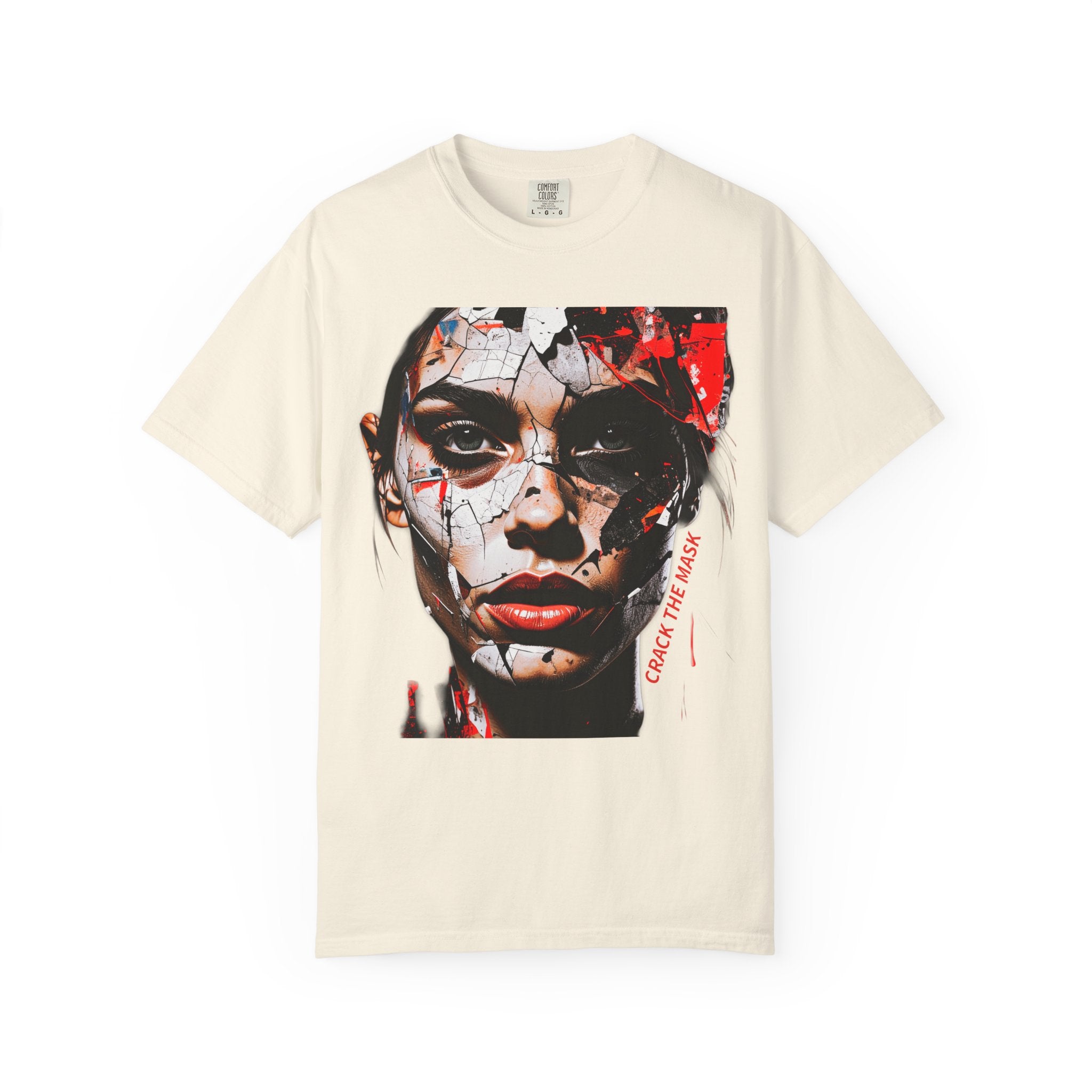 CRACK THE MASK – Dark Statement Graphic Tee