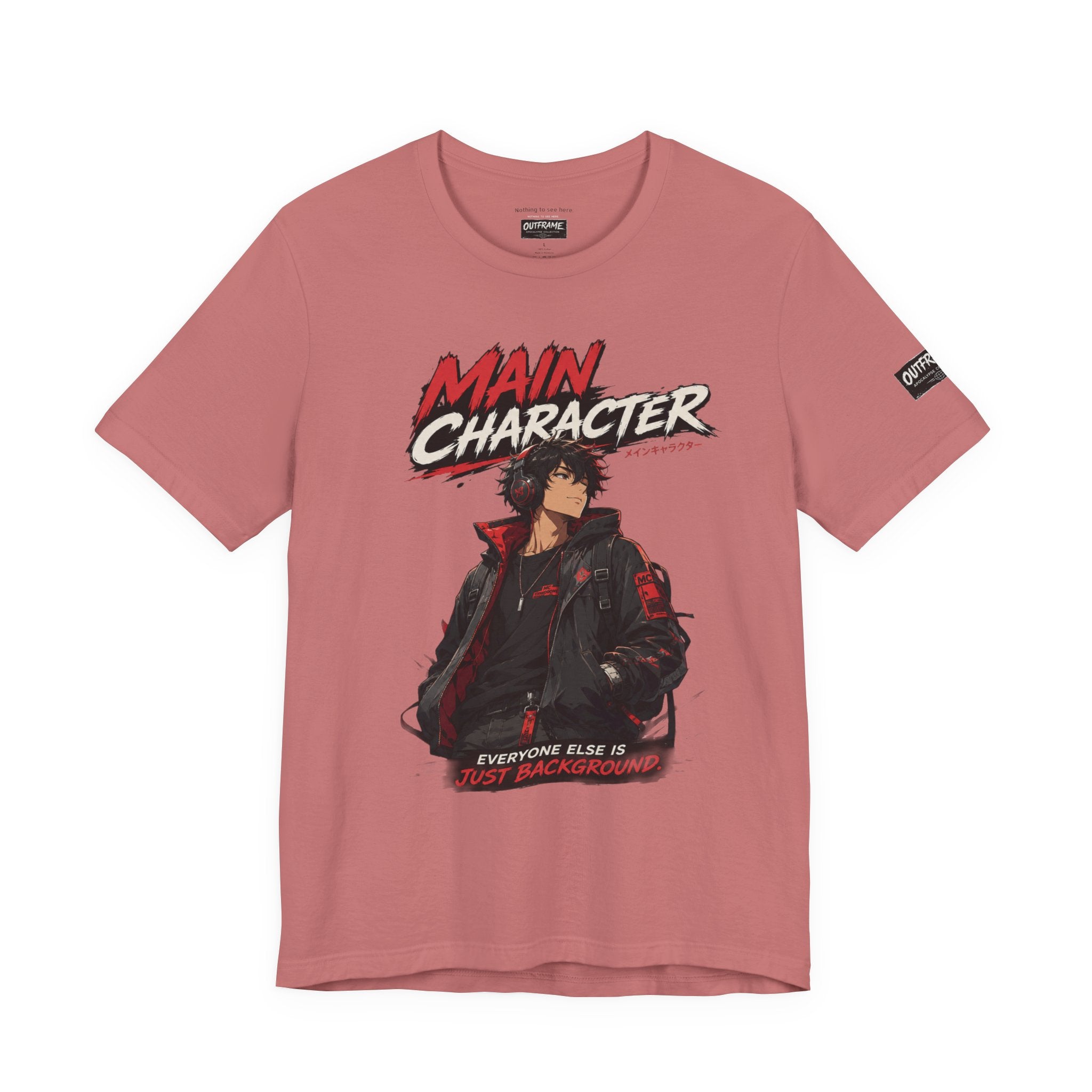 Main Character Graphic Tee — "Your Story Starts Here" Anime Streetwear