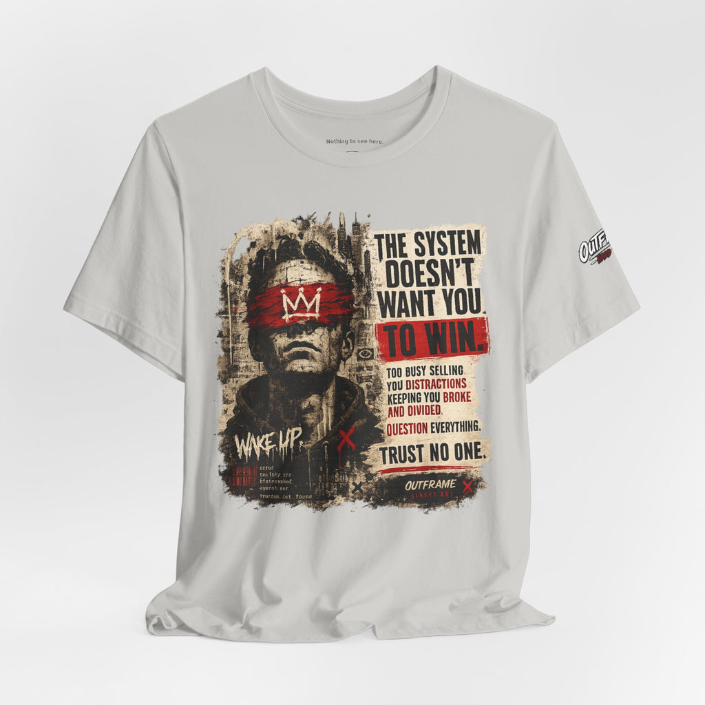 The System Doesn't Want You To Win – Hard Truths Premium Graphic T-Shirt