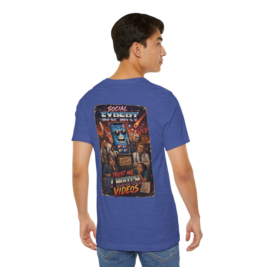 Social Expert Retro Sci-Fi T-Shirt | Trust Me, I Watch Videos