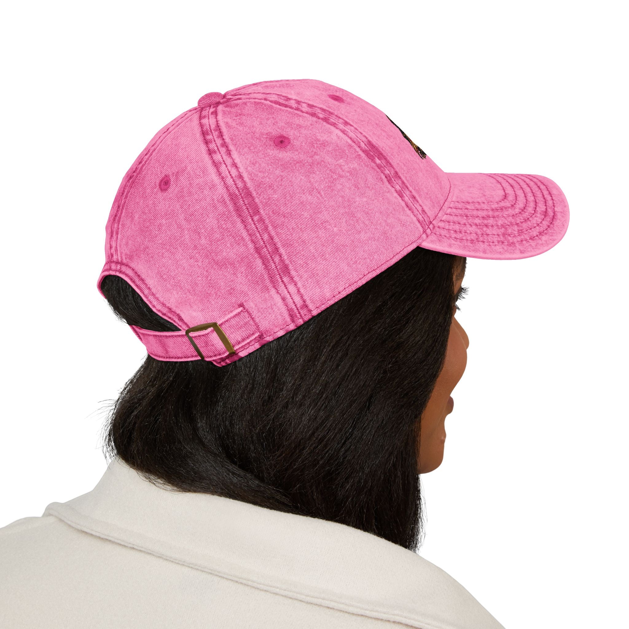 Freedom Vintage Embroidered Cap – Distressed Red Dad Hat