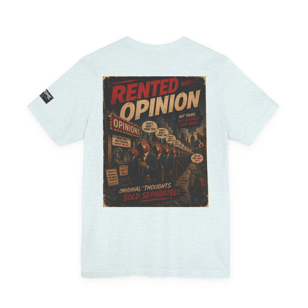 OUTFRAME™ RENTED OPINION | Retro Apocalypse Graphic T-Shirt | Vintage Social
