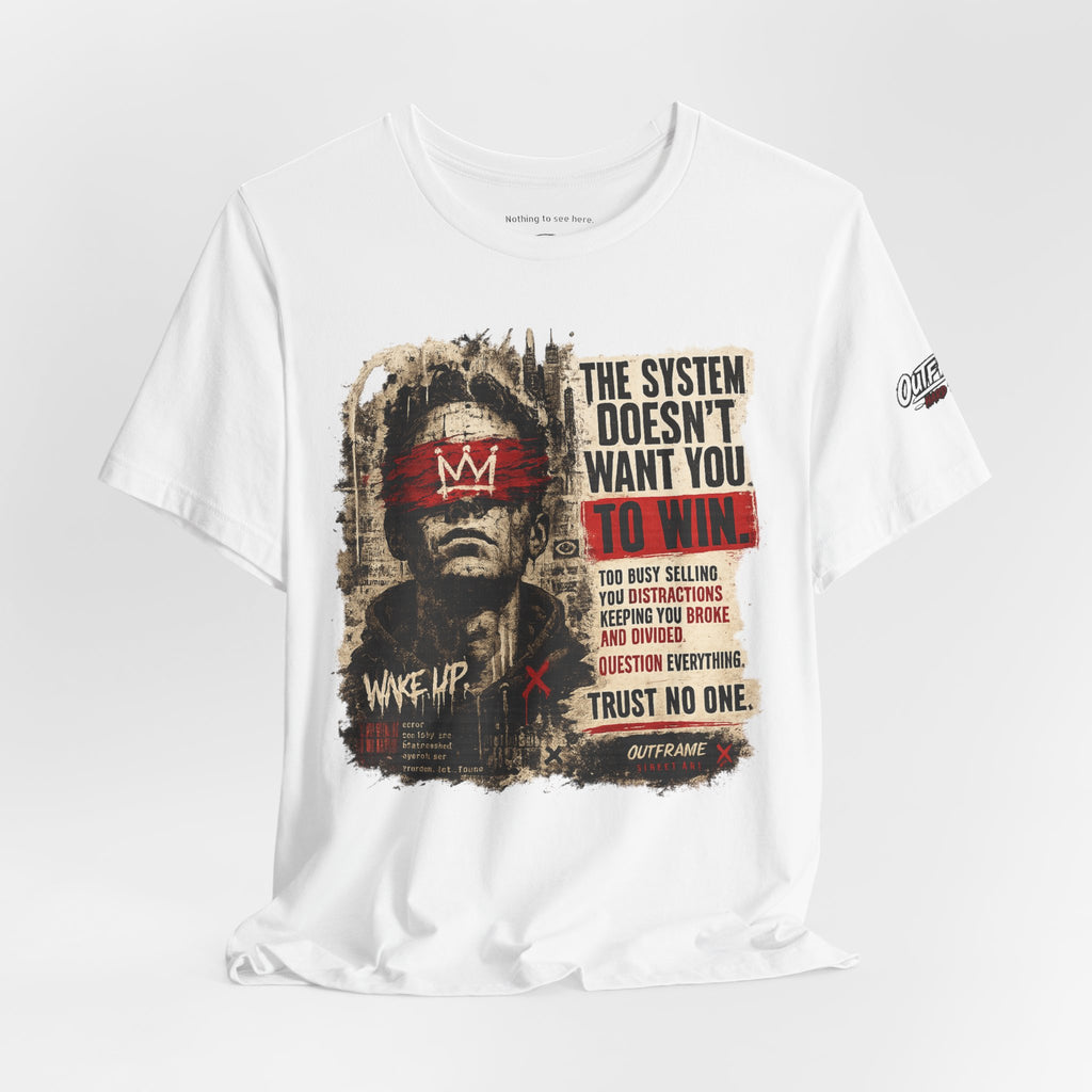 The System Doesn't Want You To Win – Hard Truths Premium Graphic T-Shirt