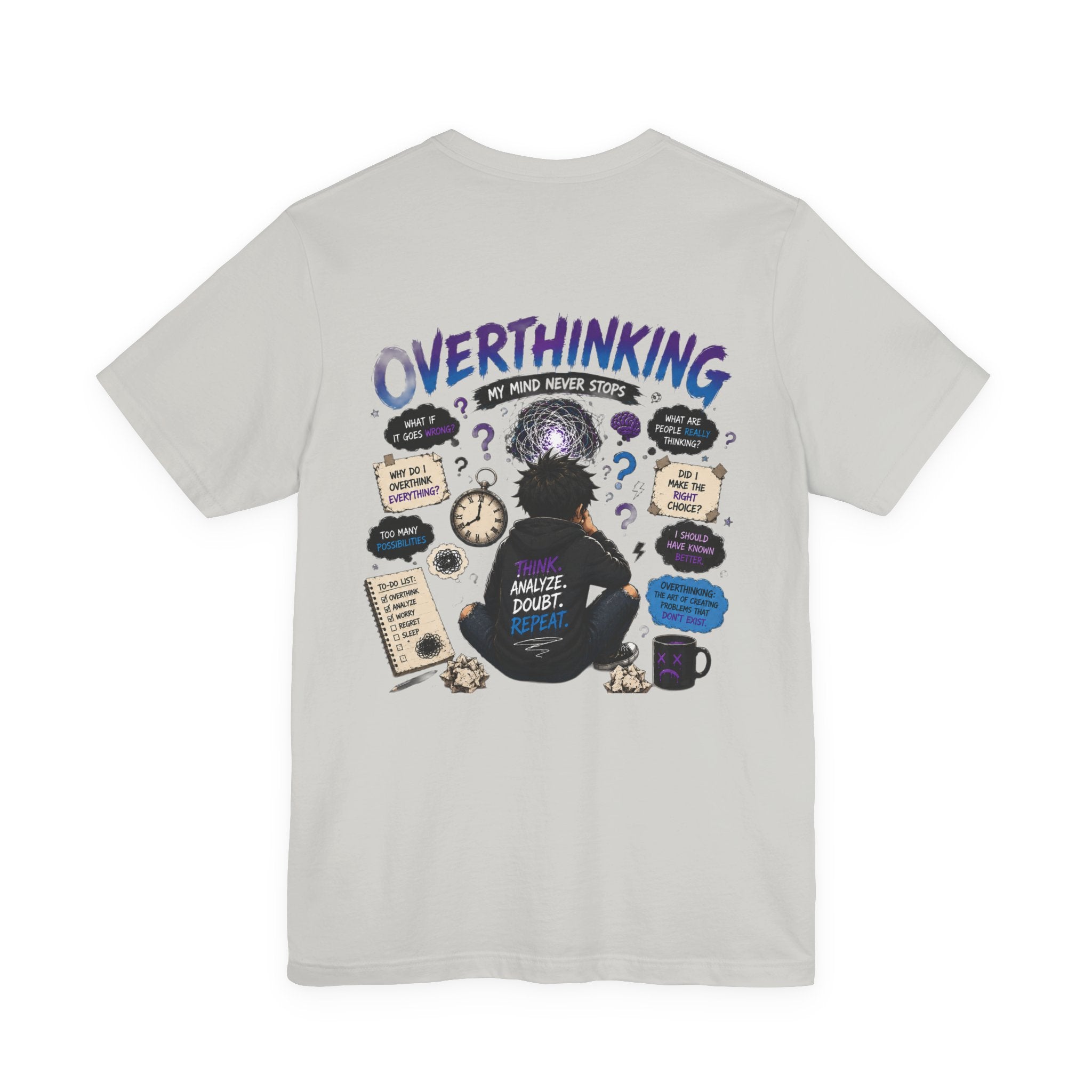 Overthinking – Still Deciding... | Retro Anime Apocalypse T-Shirt