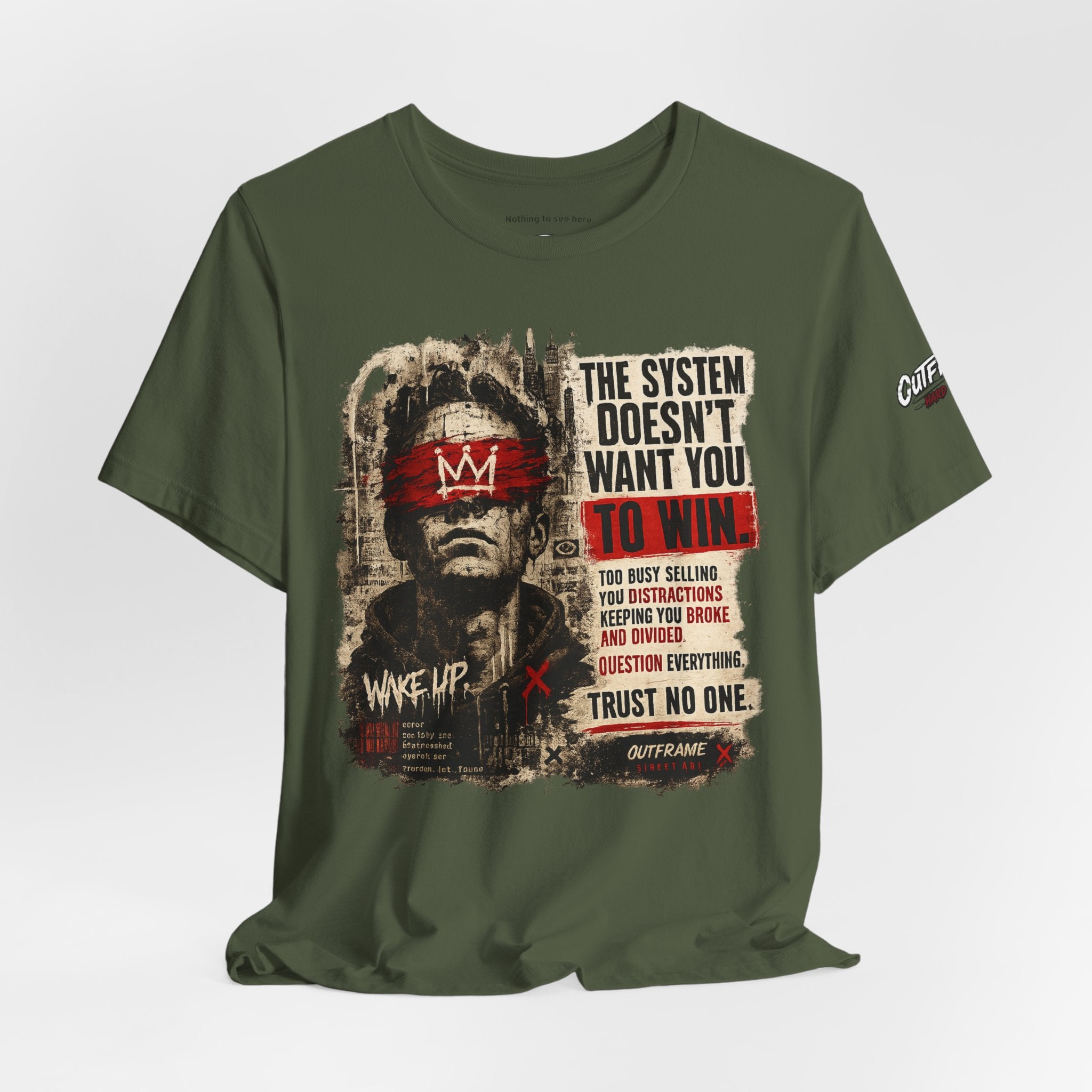 The System Doesn't Want You To Win – Hard Truths Premium Graphic T-Shirt
