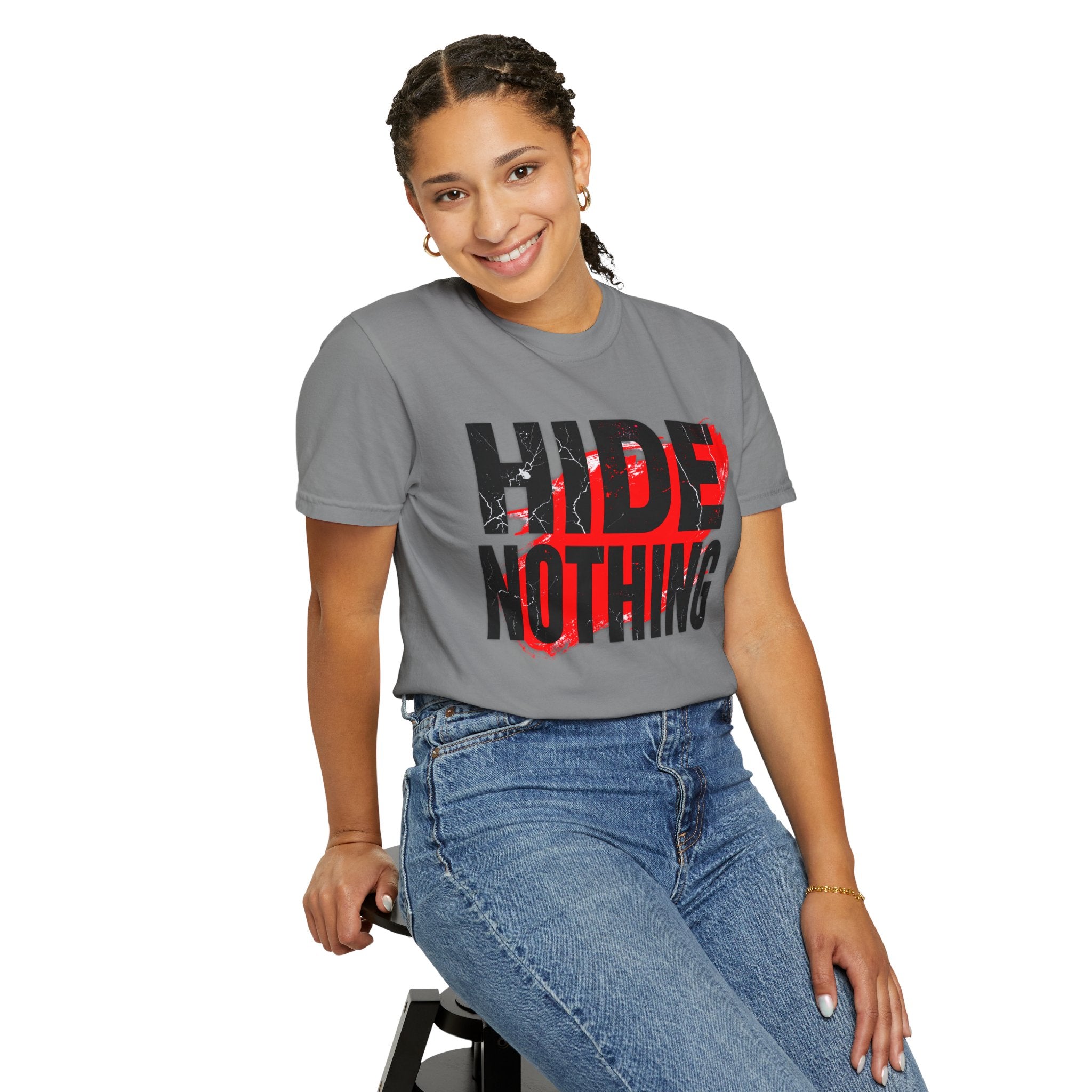 HIDE NOTHING – Dark RAW Hoodie | Outframe
