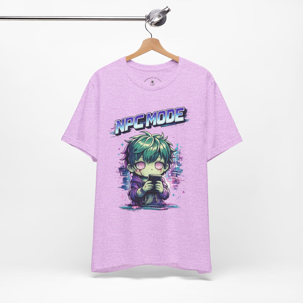 NPC MODE – Main Character Not Detected | Retro Anime Apocalypse T-Shirt