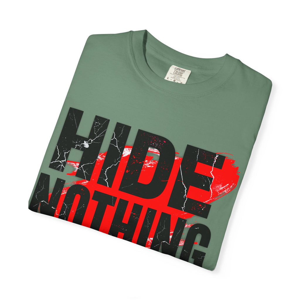 HIDE NOTHING – Dark RAW Hoodie | Outframe
