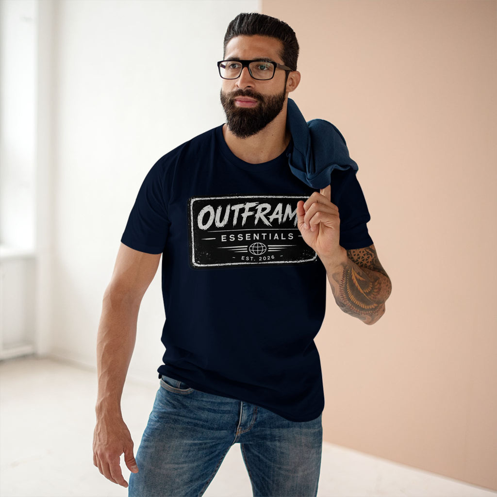 OUTFRAME® Essentials Logo T-Shirt | Premium Minimalist Streetwear | Signature Collection