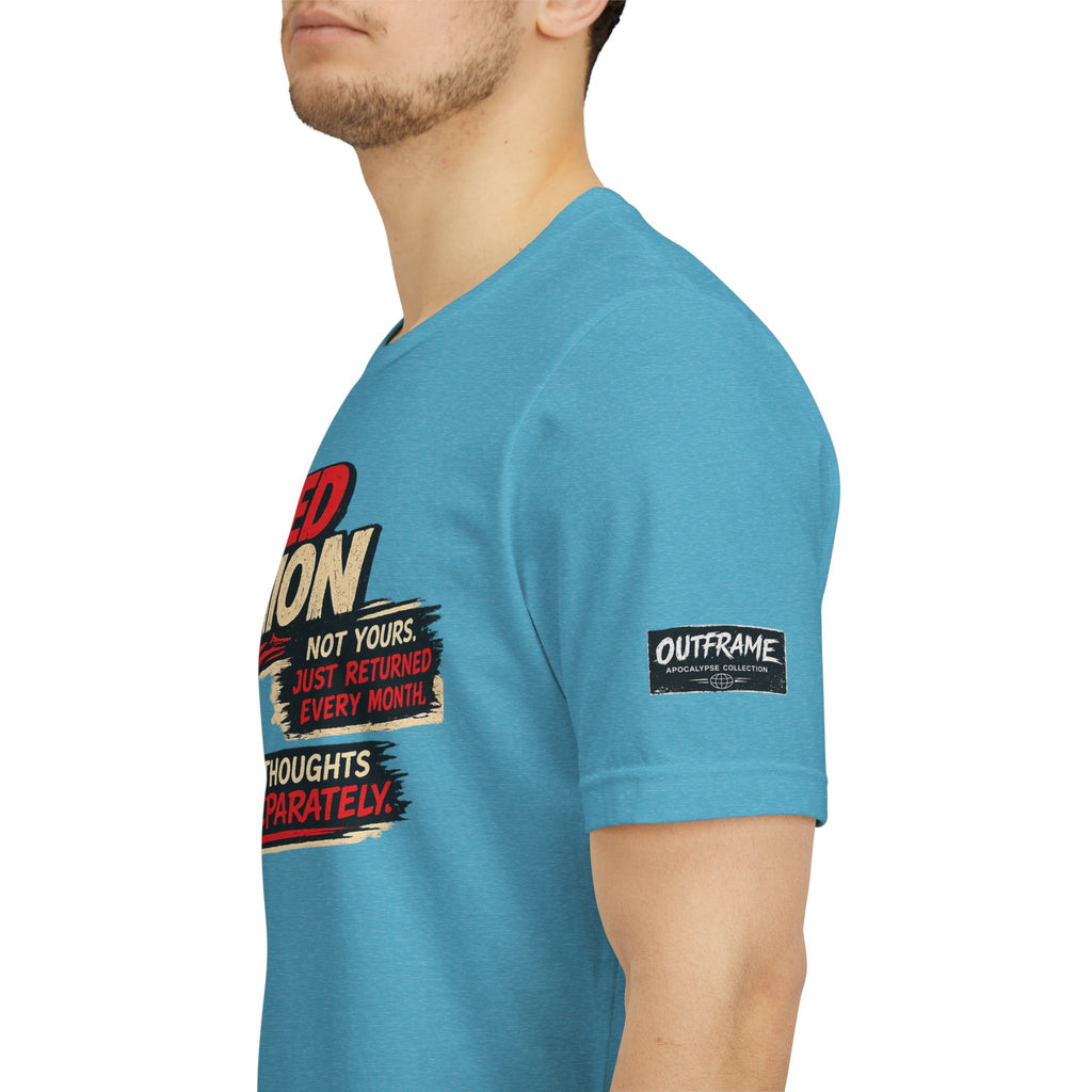 OUTFRAME™ RENTED OPINION | Retro Apocalypse Graphic T-Shirt | Vintage Social