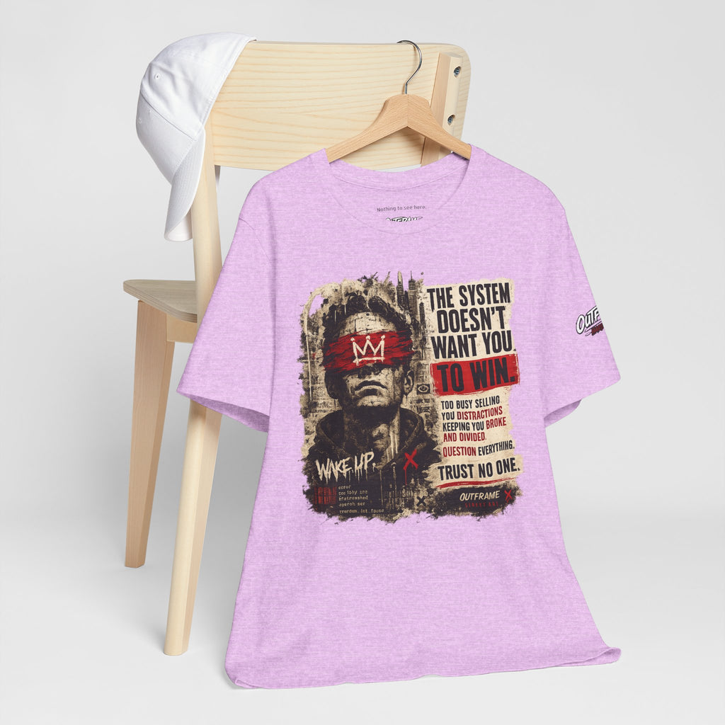 The System Doesn't Want You To Win – Hard Truths Premium Graphic T-Shirt