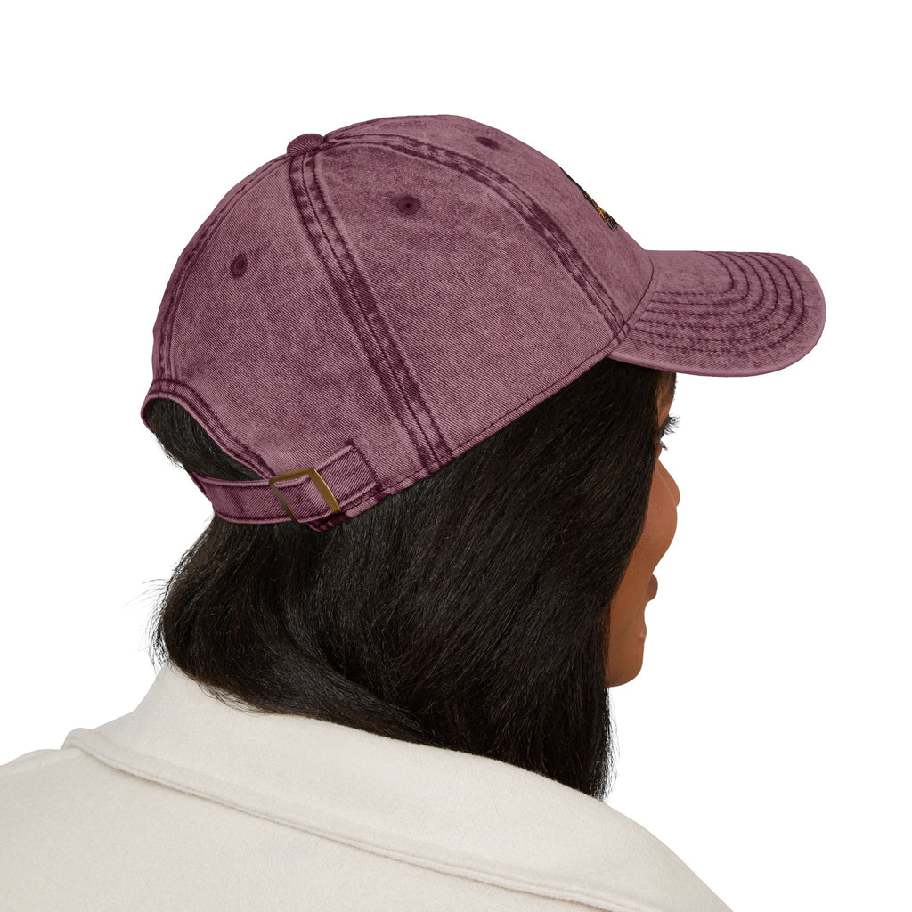 Freedom Vintage Embroidered Cap – Distressed Red Dad Hat