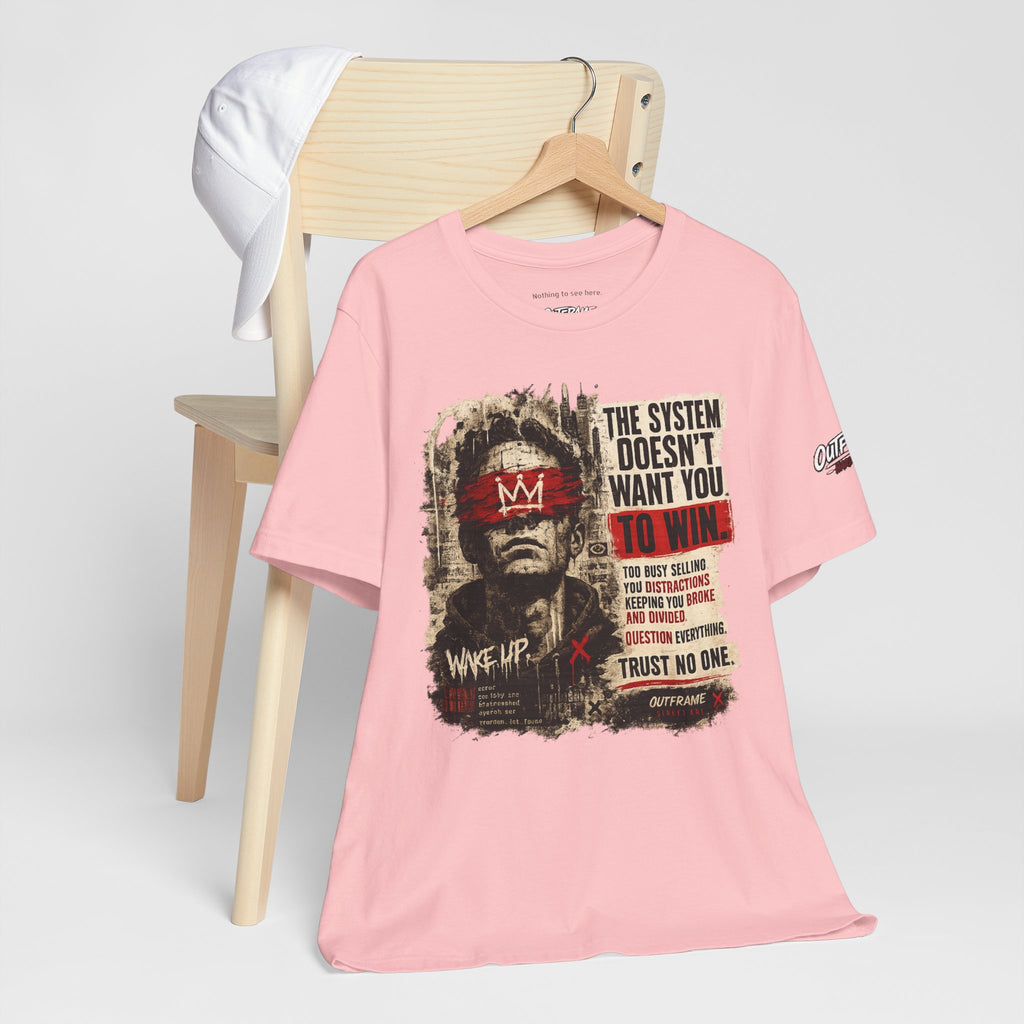 The System Doesn't Want You To Win – Hard Truths Premium Graphic T-Shirt