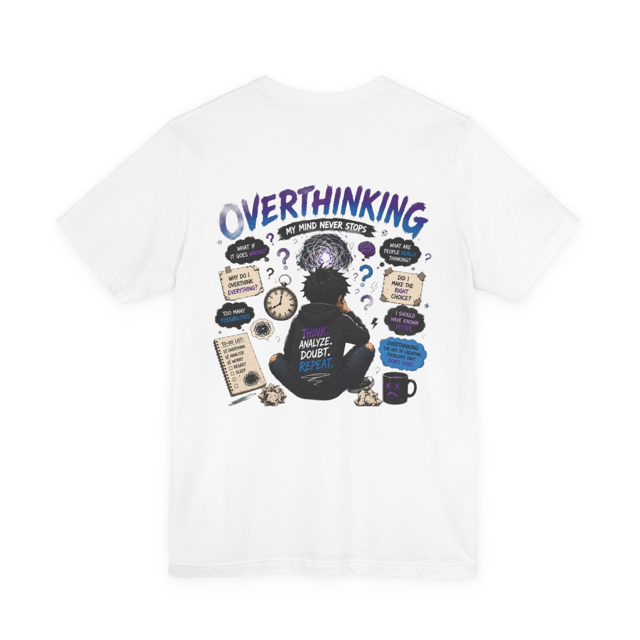 Overthinking – Still Deciding... | Retro Anime Apocalypse T-Shirt