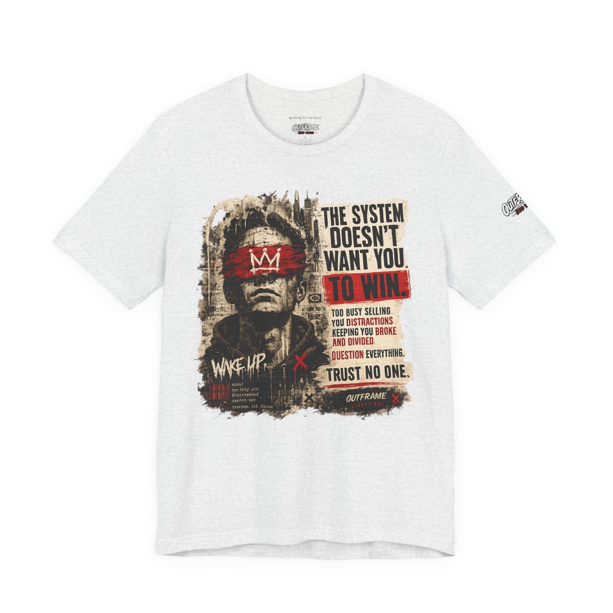 The System Doesn't Want You To Win – Hard Truths Premium Graphic T-Shirt