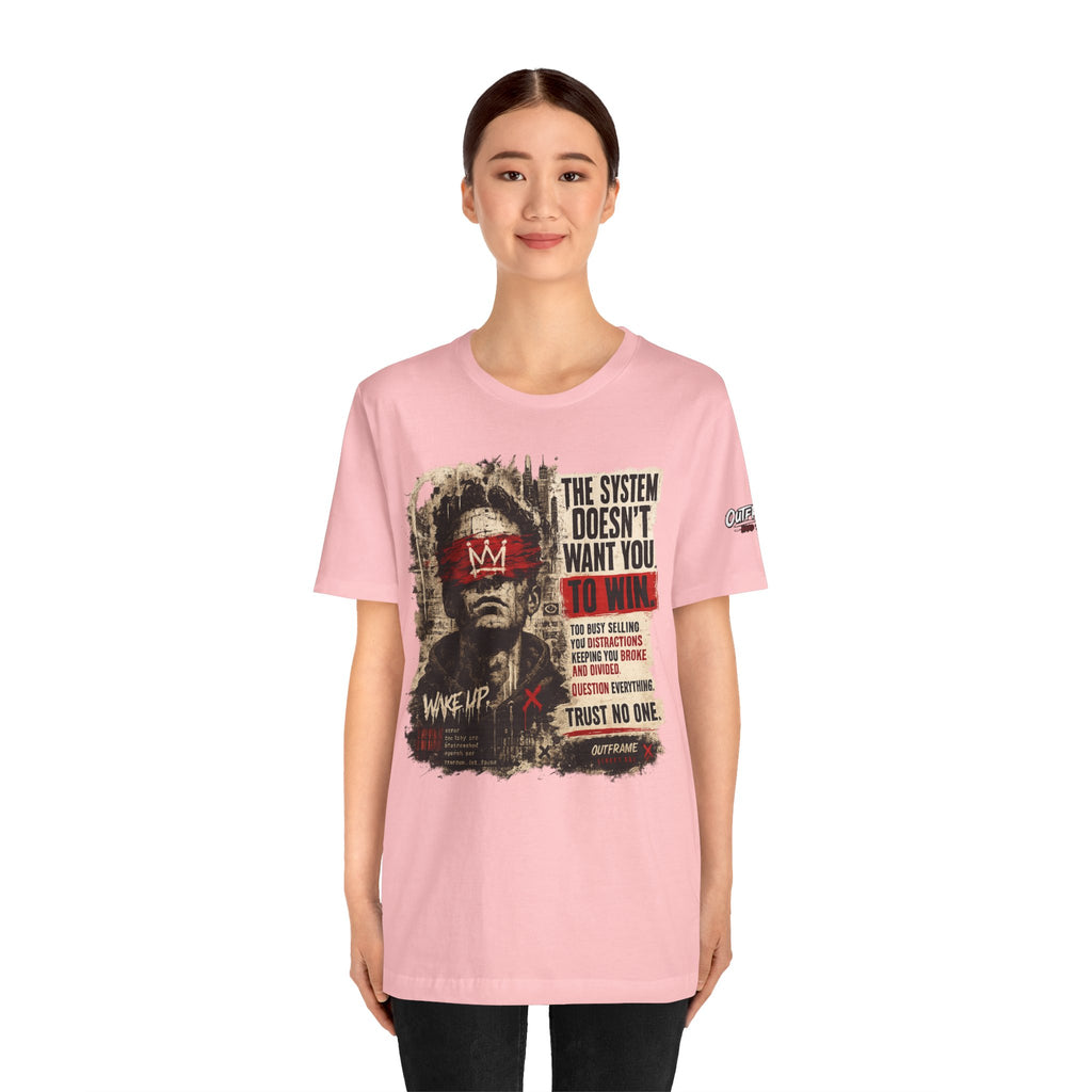 The System Doesn't Want You To Win – Hard Truths Premium Graphic T-Shirt